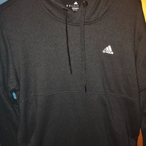 Black Adidas Slim Hoodie